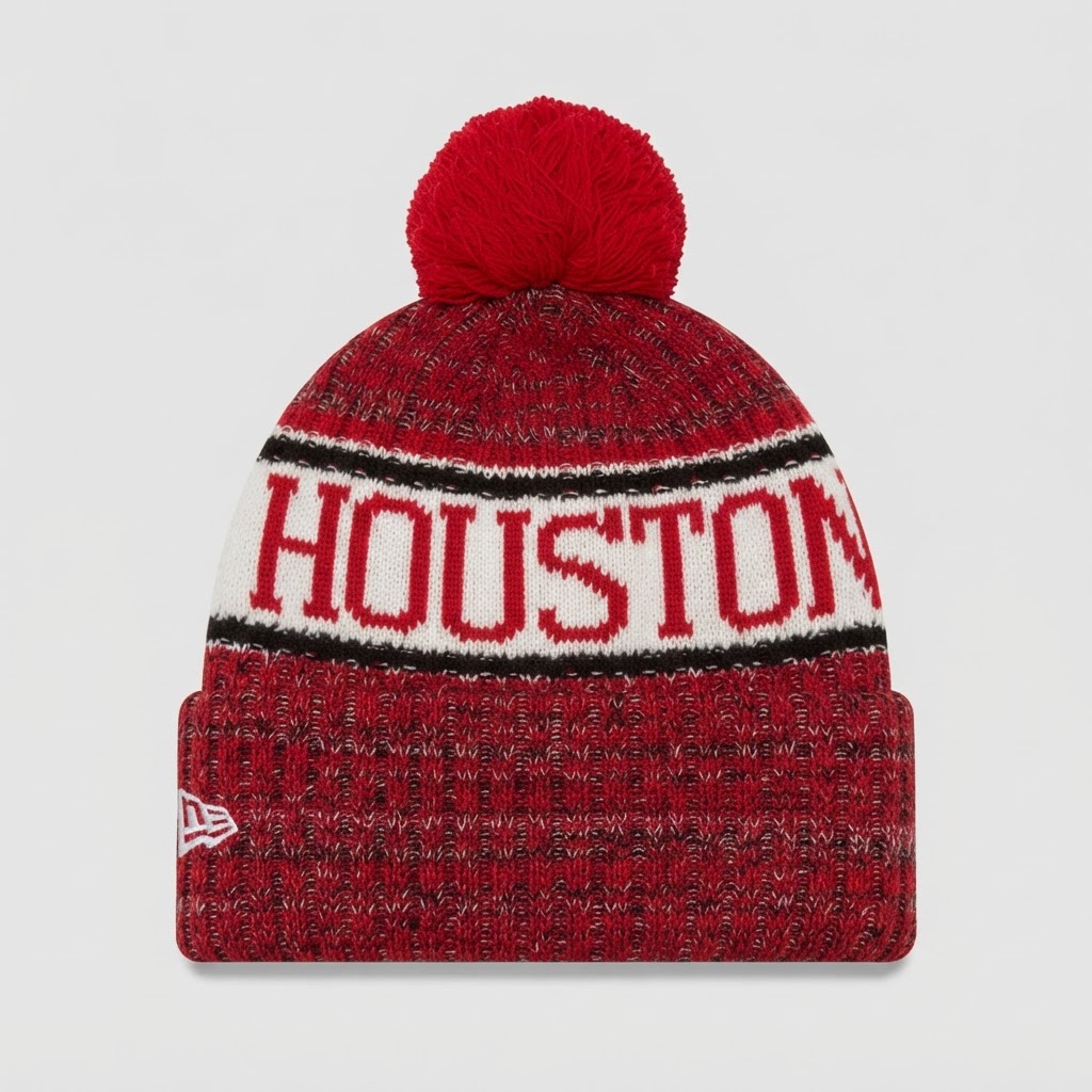 New Era Houston Rockets NBA Pom Beanie - New with Tags 2