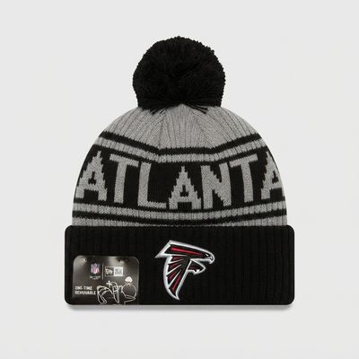 Front view of New Era New Era Atlanta Falcons NFL Pom Beanie - New with Tags (2026) in New with Tags condition.