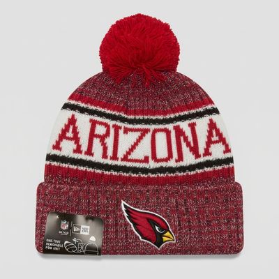 Front view of New Era New Era Arizona Cardinals NFL Pom Beanie - New with Tags (2026) in New with Tags condition.