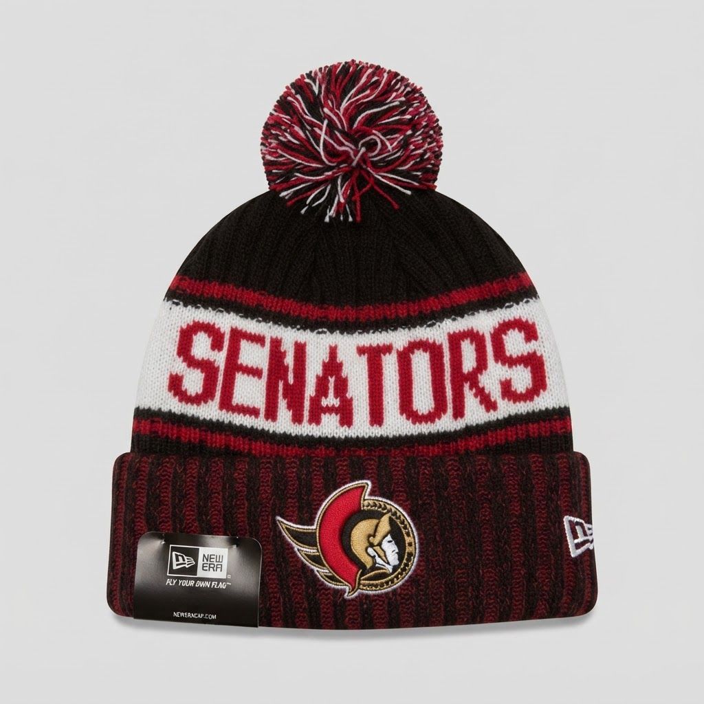 New Era New Era Ottawa Senators NHL Pom Beanie - New with Tags (2026) in New with Tags condition.