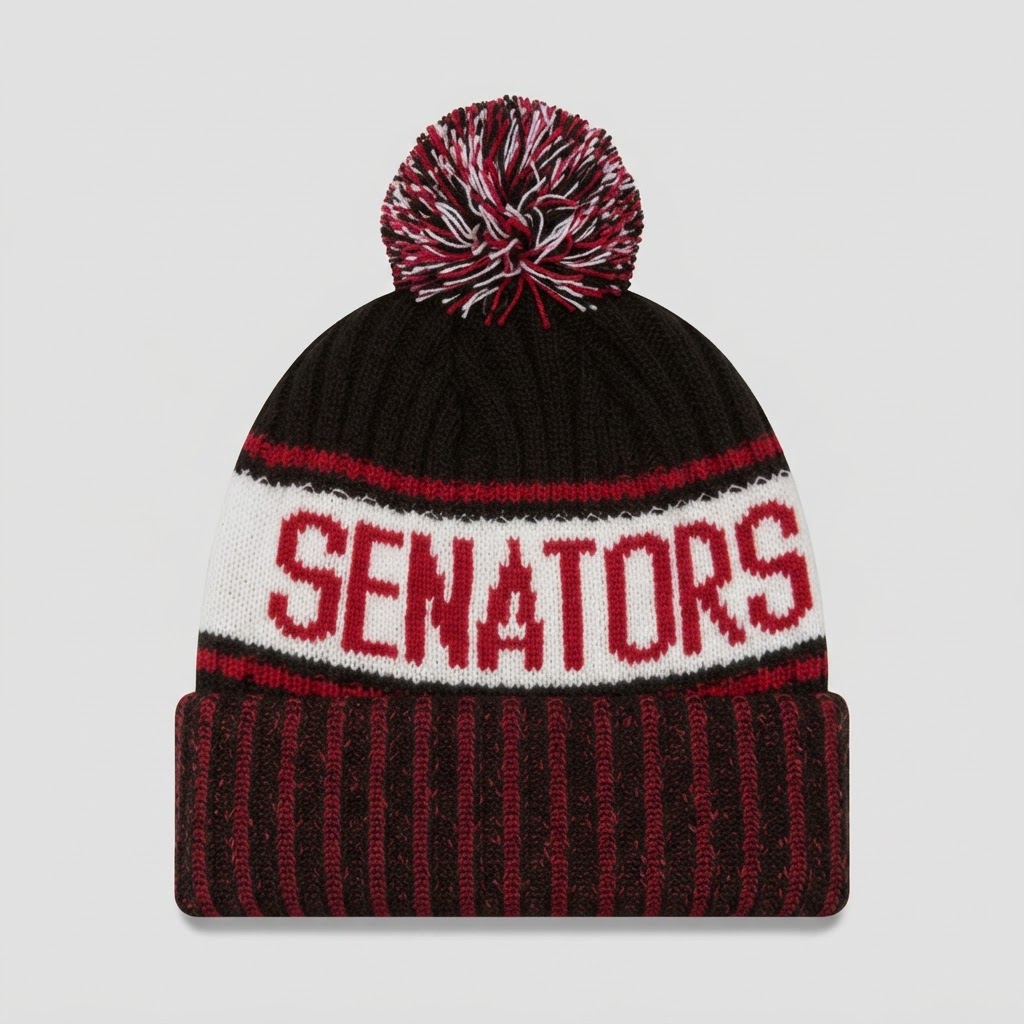 New Era Ottawa Senators NHL Pom Beanie - New with Tags 2