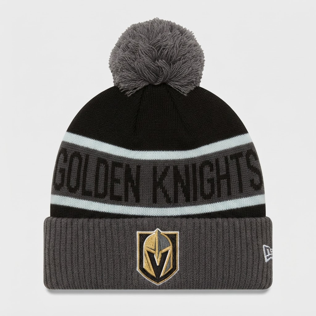 New Era Vegas Golden Knights NHL Pom Beanie - New with Tags