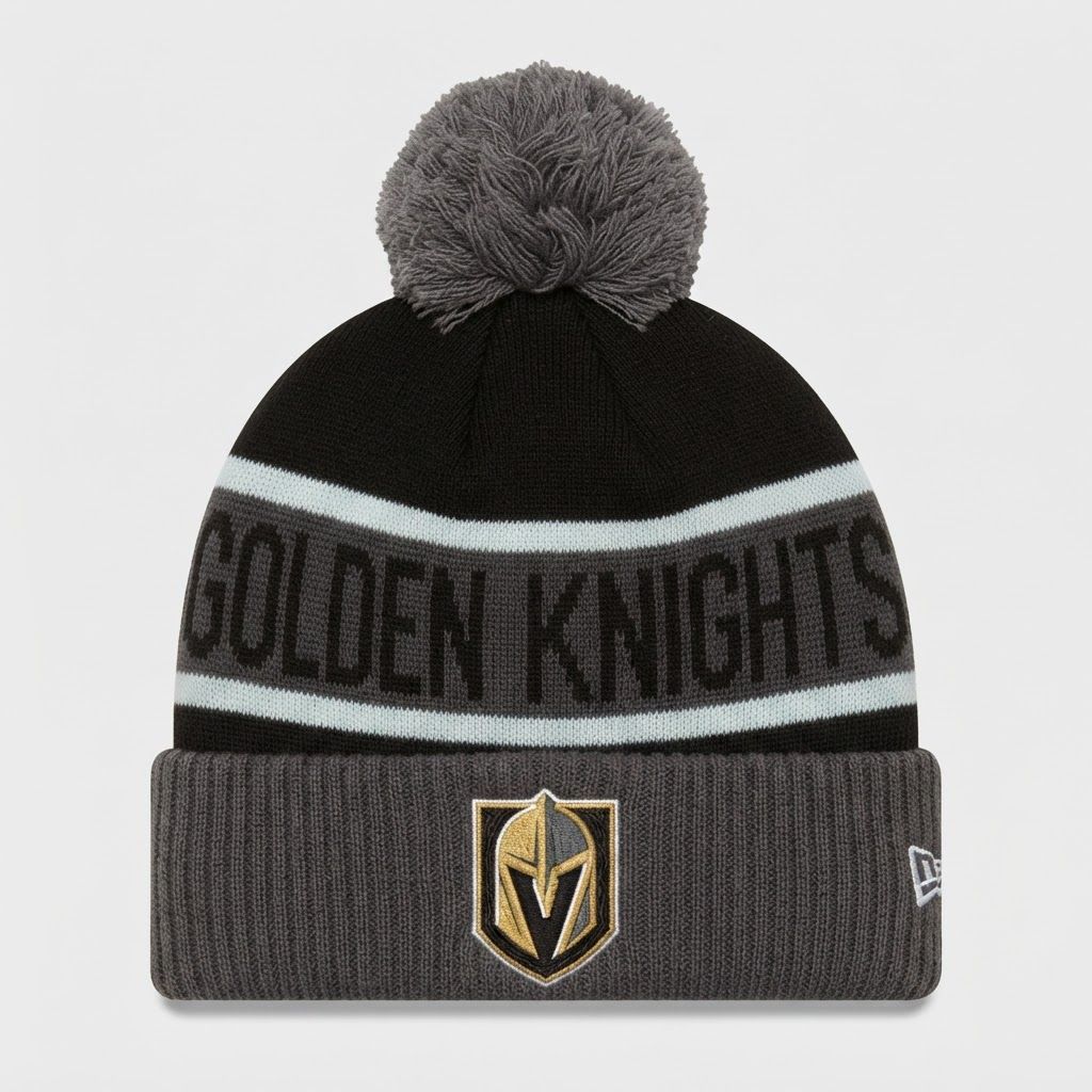 New Era New Era Vegas Golden Knights NHL Pom Beanie - New with Tags (2026) in New with Tags condition.