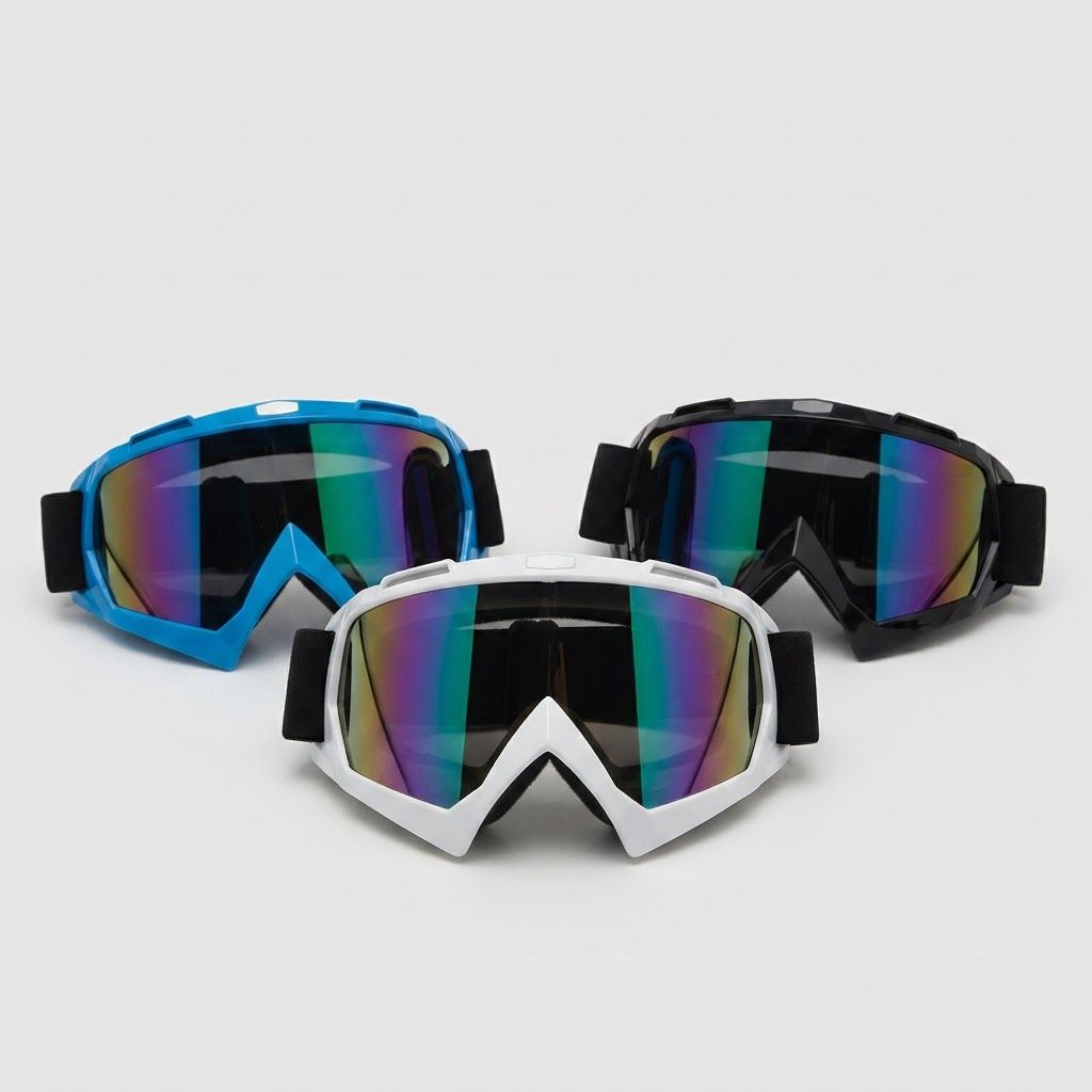 Performance Winter Sports Goggles - Anti-Fog UV400 Mirrored Lens