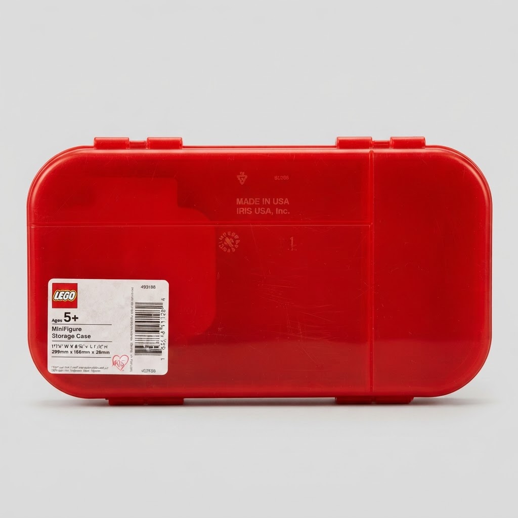 LEGO Minifigure Storage Case – Red 3