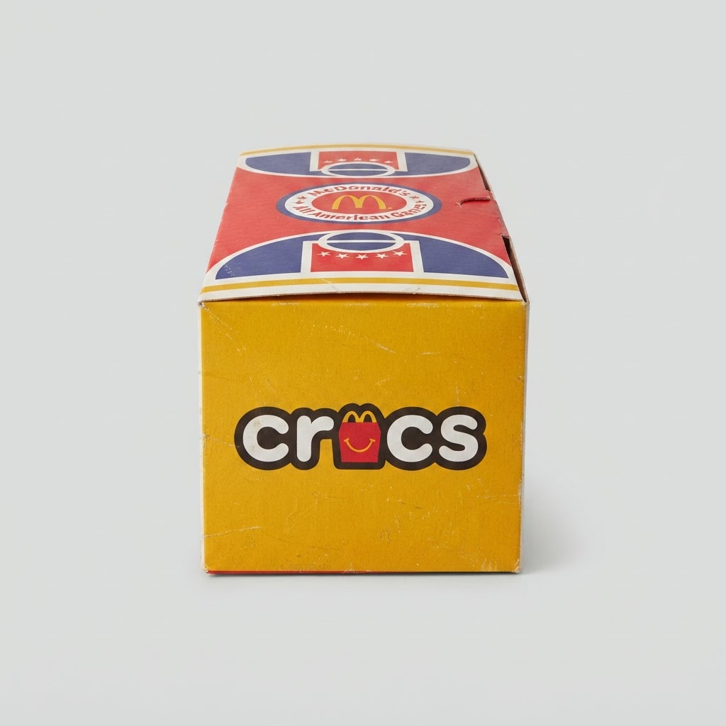 McDonald’s All American Games Crocs Keychain Happy Meal Box 3