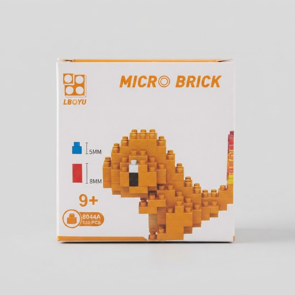 Pokémon Lboyu Pokémon Charmander Micro Brick Building Set (120 Pieces) 2