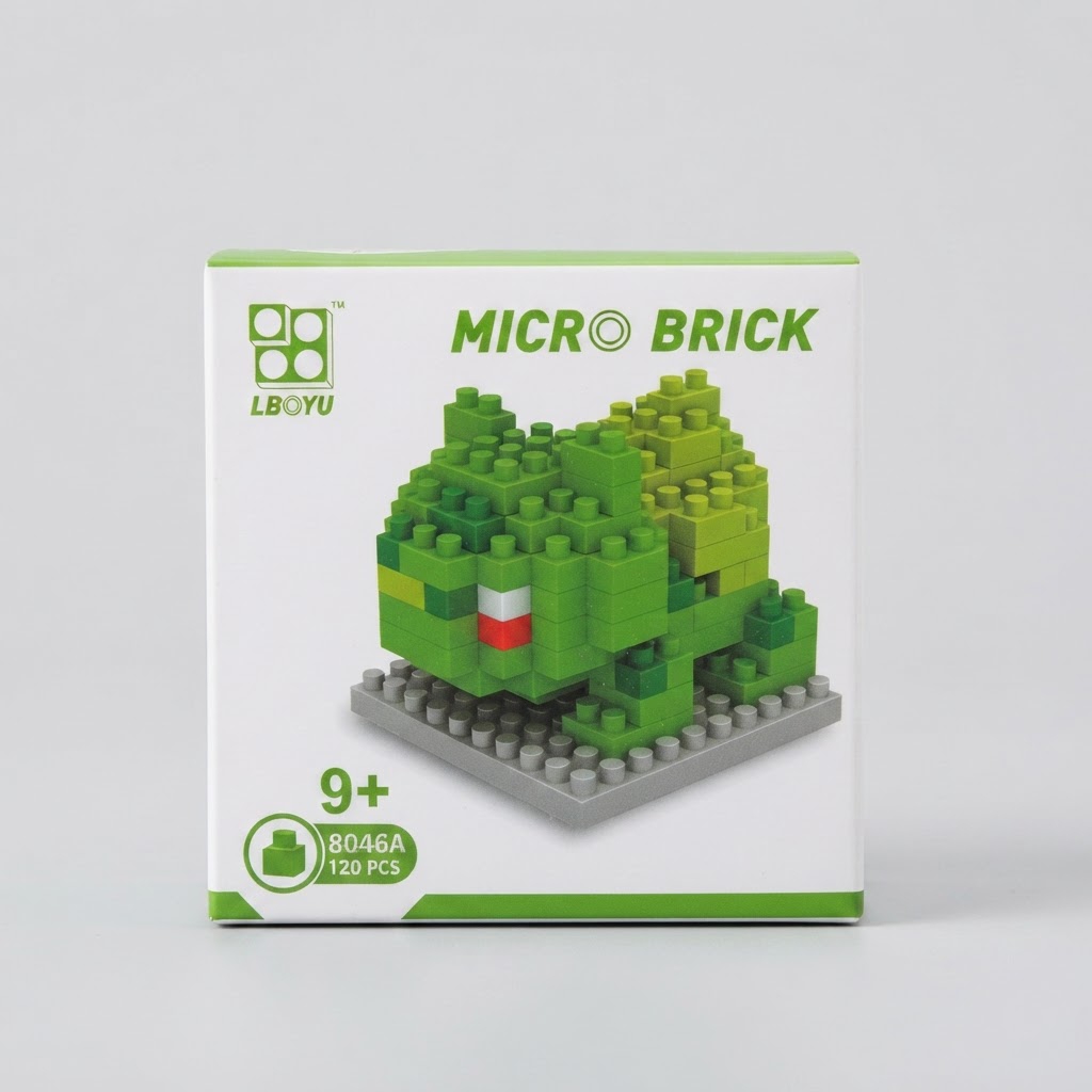 Pokémon Lboyu Pokémon Bulbasaur Micro Brick Building Set (120 Pieces) 2