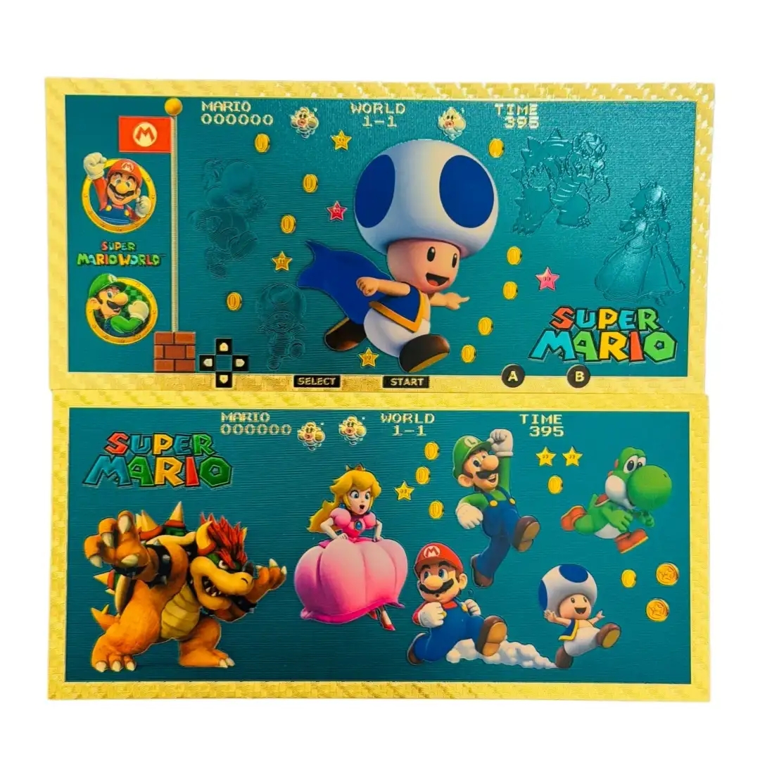 Mario Super Mario World Collectible Cards – Individual or Full Bundle 4