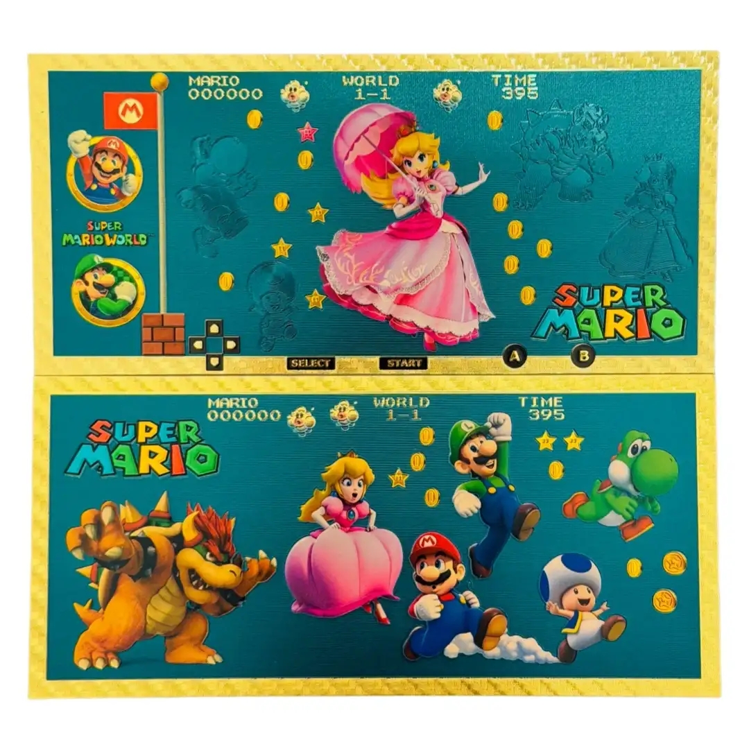 Mario Super Mario World Collectible Cards – Individual or Full Bundle 7
