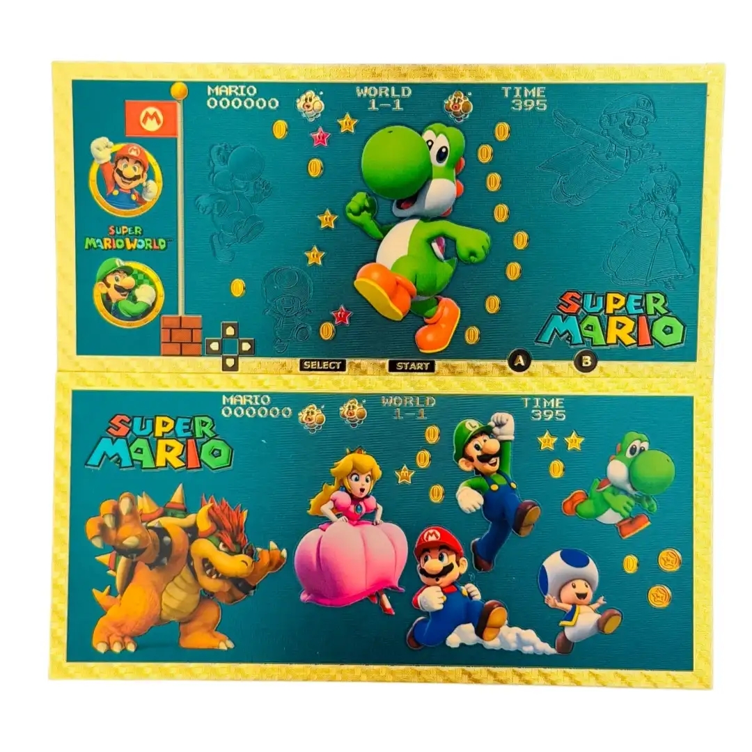 Mario Super Mario World Collectible Cards – Individual or Full Bundle 3