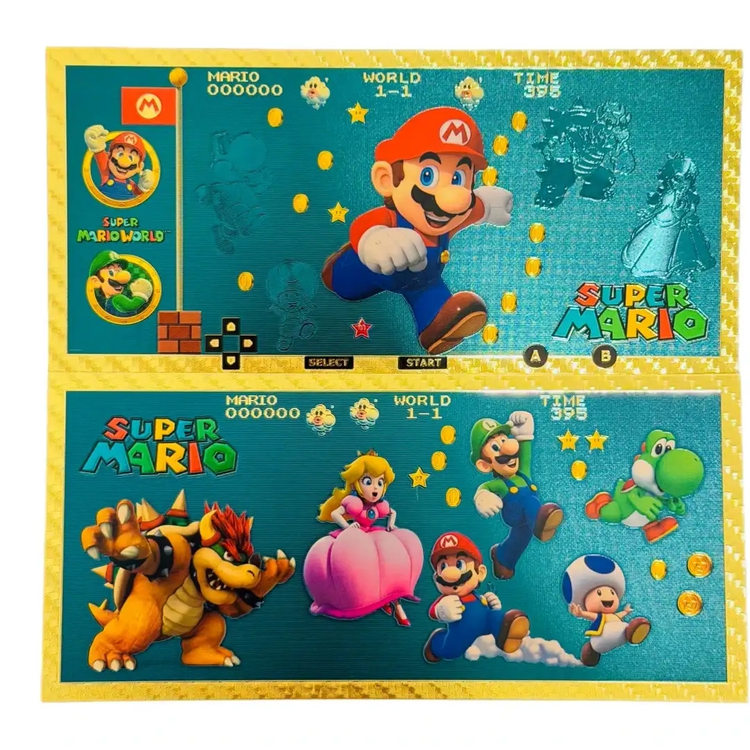 Mario Super Mario World Collectible Cards – Individual or Full Bundle 5