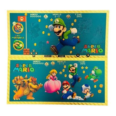 Luigi Super Mario World Collectible Card – Individual or Full Bundle