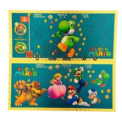 Yoshi Super Mario World Collectible Card – Individual or Full Bundle
