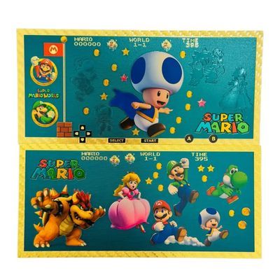 Toad Super Mario World Collectible Card – Individual or Full Bundle