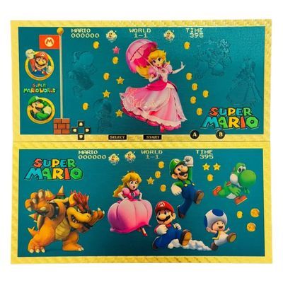 Princess Peach Super Mario World Collectible Card – Individual or Full Bundle
