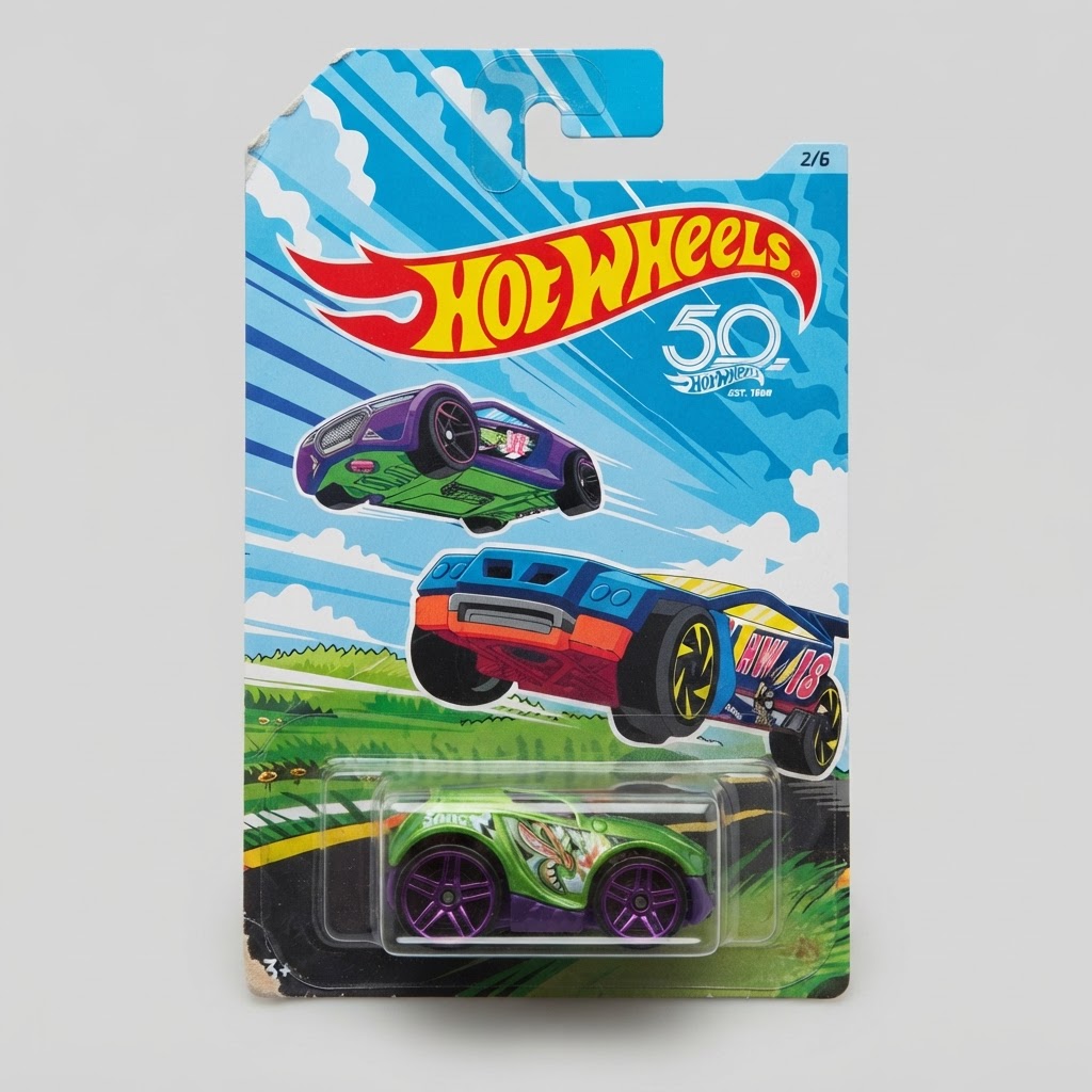 Hot Wheels 50th Anniversary Edition Die-Cast Vehicle 2/6