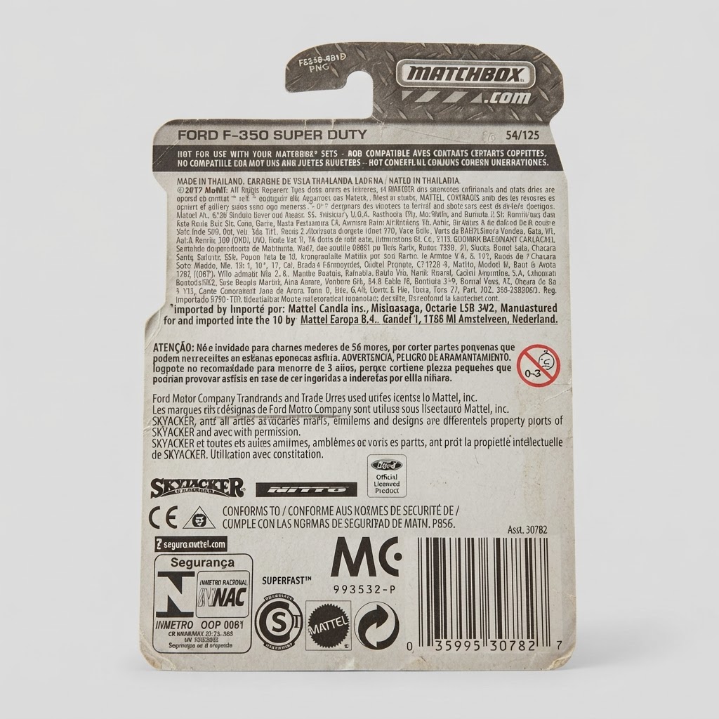 Matchbox Ford F-350 Super Duty - MBX Rescue Die-Cast Vehicle 4/30 2