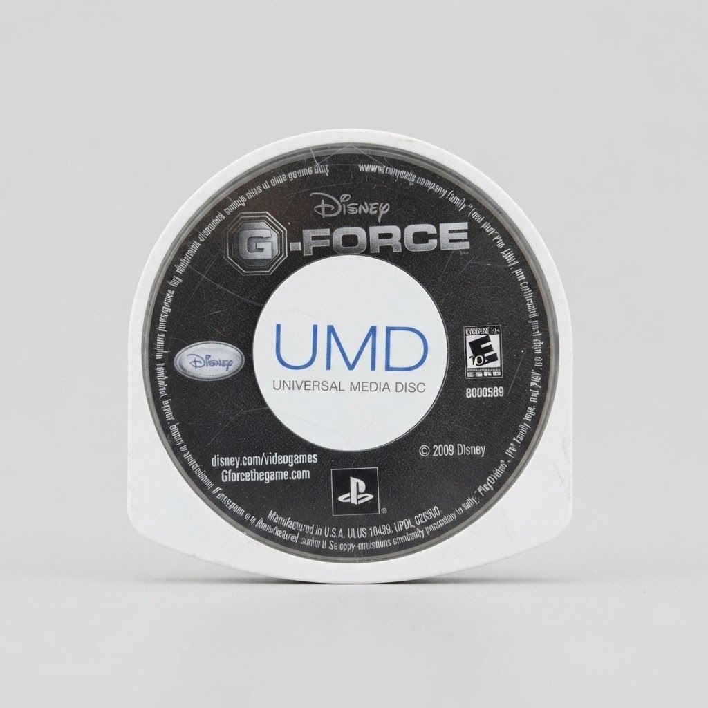 Disney G-Force PSP Game Disc Front