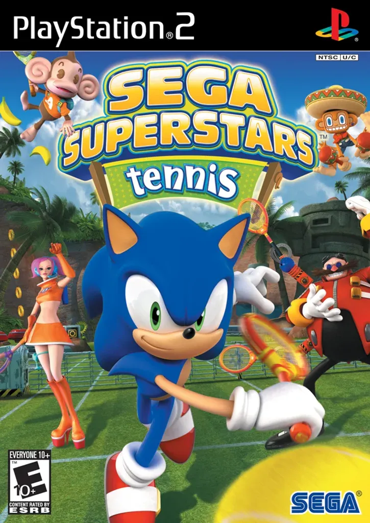 Sega Sega Superstars Tennis - PlayStation 2 - Game + Case for PlayStation 2 (2008) in Good condition, NTSC-U release.