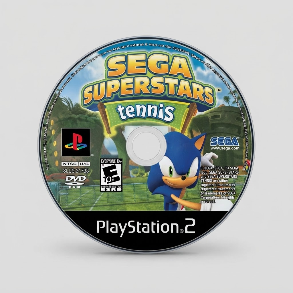 Sega Superstars Tennis - PlayStation 2 - Game + Case 2