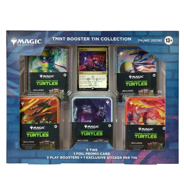 Magic: The Gathering: Teenage Mutant Ninja Turtles Booster Tin Collection - New Sealed
