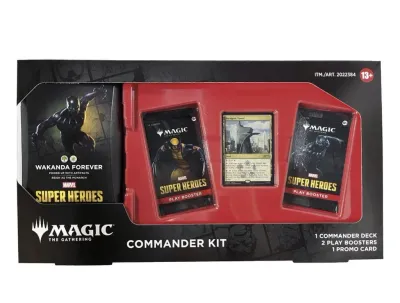 Wizards of the Coast Magic: The Gathering: Marvel Super Heroes Commander Kit - Wakanda Forever in New in Package condition.