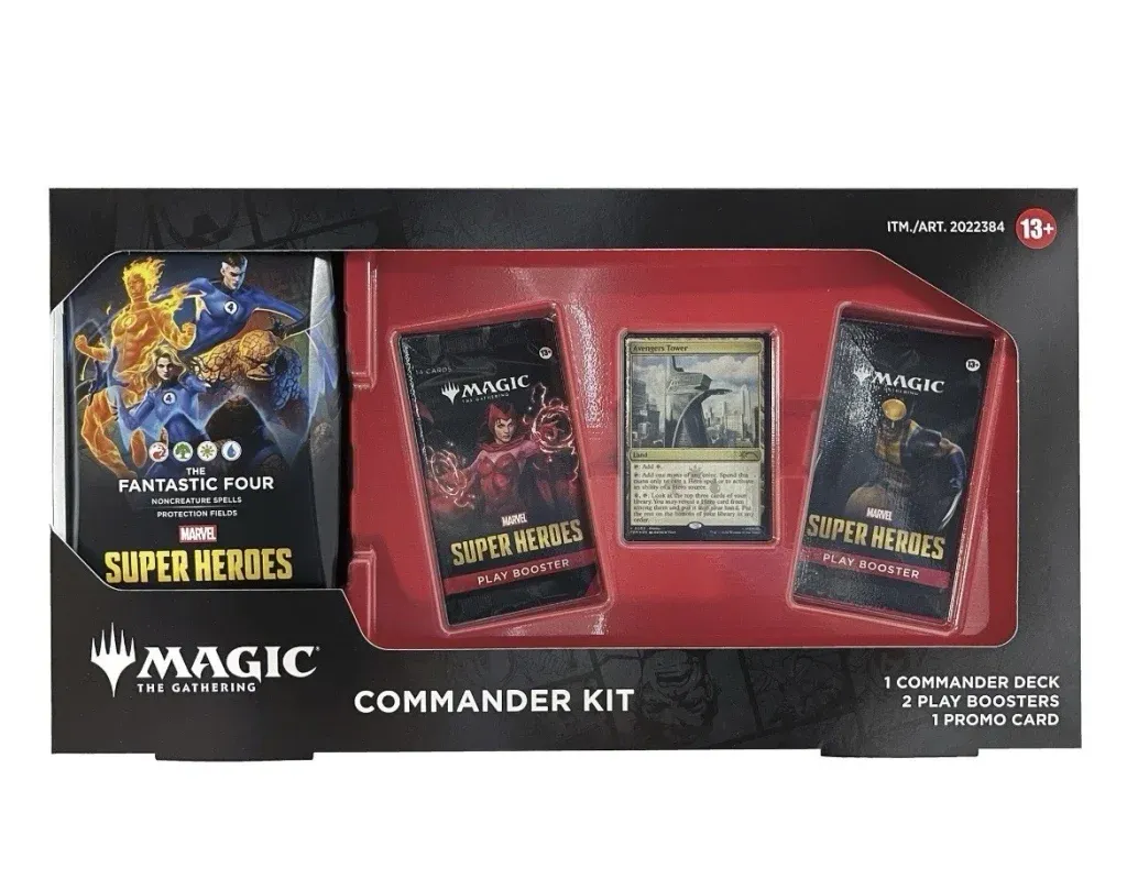 Wizards of the Coast Magic: The Gathering: Marvel Super Heroes Commander Kit - The Fantastic Four in New in Package condition.