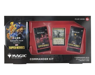 Wizards of the Coast Magic: The Gathering: Marvel Super Heroes Commander Kit - The Fantastic Four in New in Package condition.