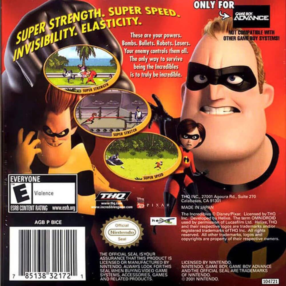 The Incredibles - Game Boy Advance - Game Cartridge 4