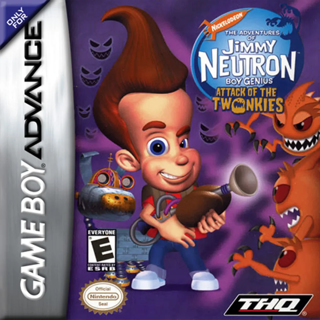 Nickelodeon The Adventures of Jimmy Neutron Boy Genius: Attack of the Twonkies - Game Boy Advance - Game Only 3