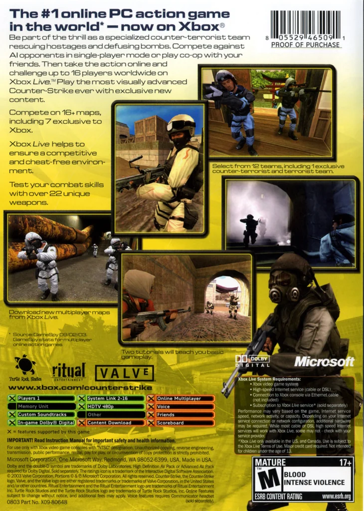 Counter-Strike - Xbox - Complete In Box 3