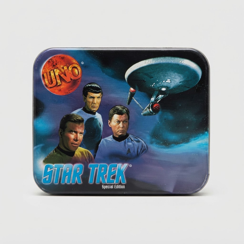 Star Trek Special Edition UNO Collector's Tin - 1999 Vintage Complete