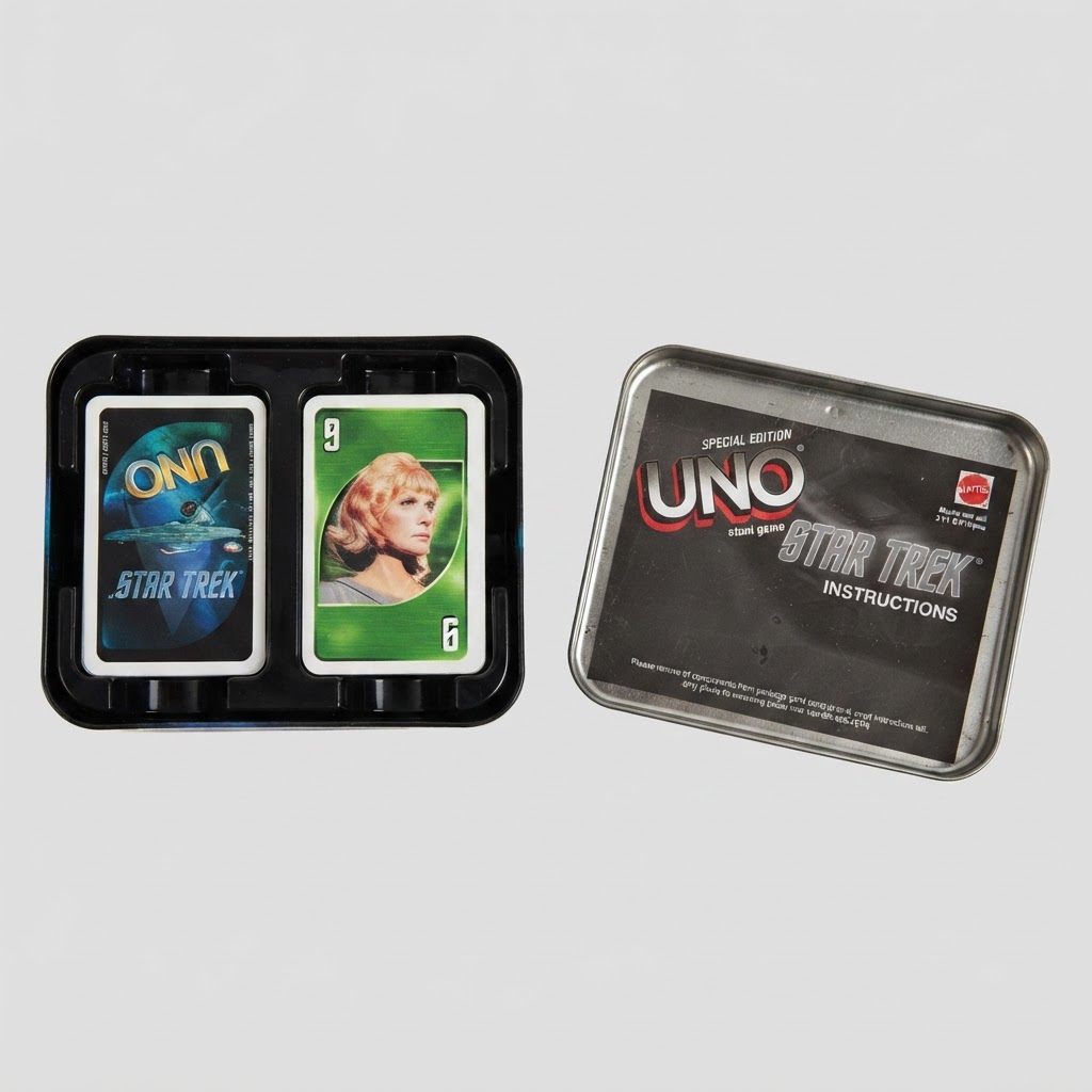 Star Trek Special Edition UNO Collector's Tin - 1999 Vintage Complete 3