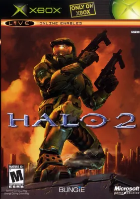 Front view of Microsoft Studios Halo 2 - Xbox - Game Only for Xbox (2004) in Very Good condition.