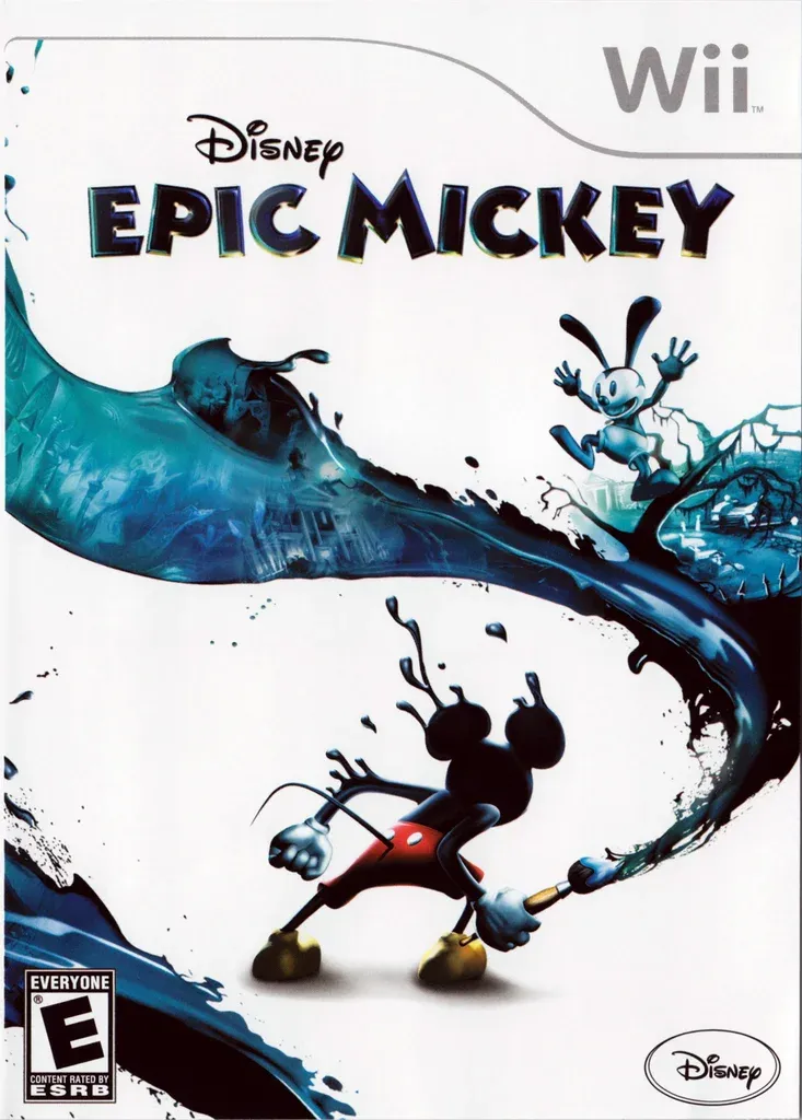 Front view of Disney Interactive Disney Epic Mickey - Nintendo Wii - Game Only for Nintendo Wii (2010) in Very Good condition.