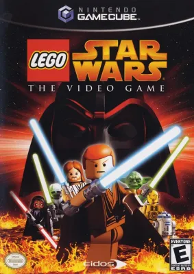 Front view of LucasArts Entertainment Company LLC LEGO Star Wars: The Video Game - GameCube - Game Only for GameCube (2005) in Good condition.