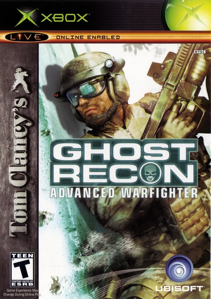 Front view of Ubisoft Entertainment Tom Clancy's Ghost Recon Advanced Warfighter - Xbox - Game Only for Xbox (2006) in Good condition.