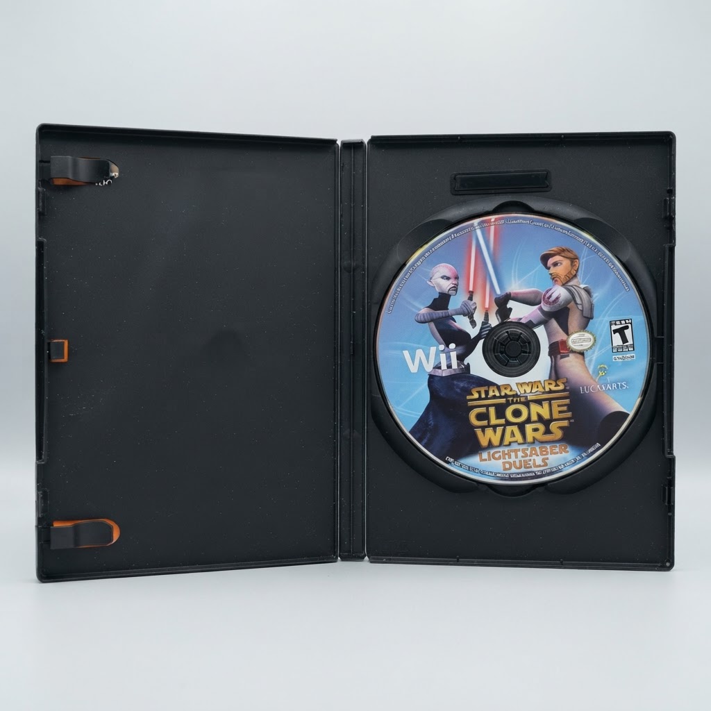 Star Wars: The Clone Wars Lightsaber Duels - Nintendo Wii - Game + Case 2
