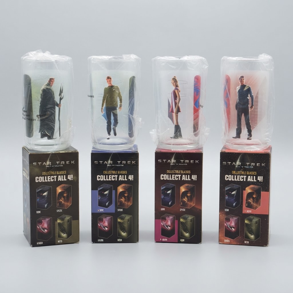 Star Trek (2009) Burger King Collector Glasses