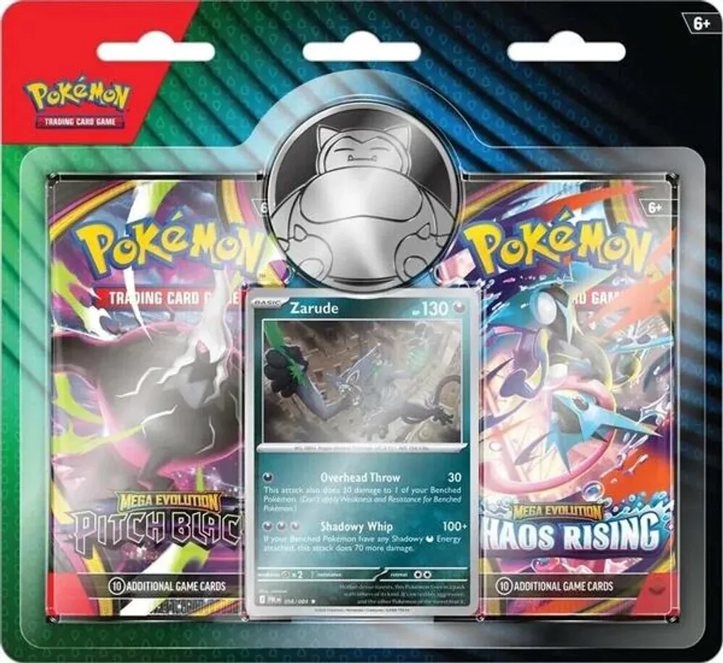 The Pokémon Company International Pokémon TCG: 2-Pack Blister (Pitch Black, Chaos Rising &amp; Zarude Promo) in New in Package condition.
