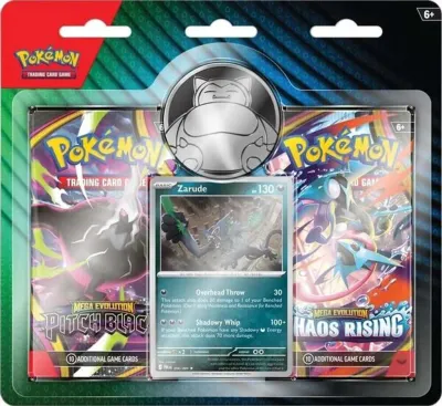 The Pokémon Company International Pokémon TCG: 2-Pack Blister (Pitch Black, Chaos Rising &amp; Zarude Promo) in New in Package condition.