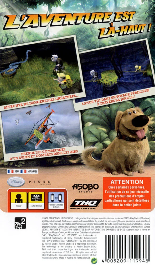 Disney/Pixar Up - PSP - Game Only 4