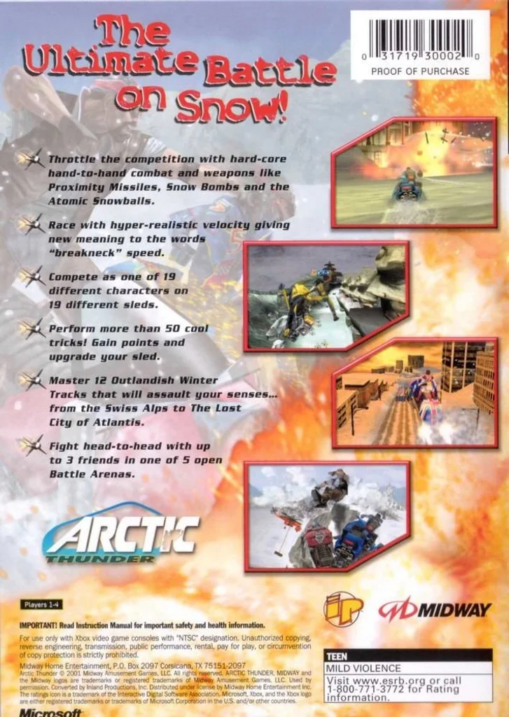 Arctic Thunder - Xbox - Complete In Box 3