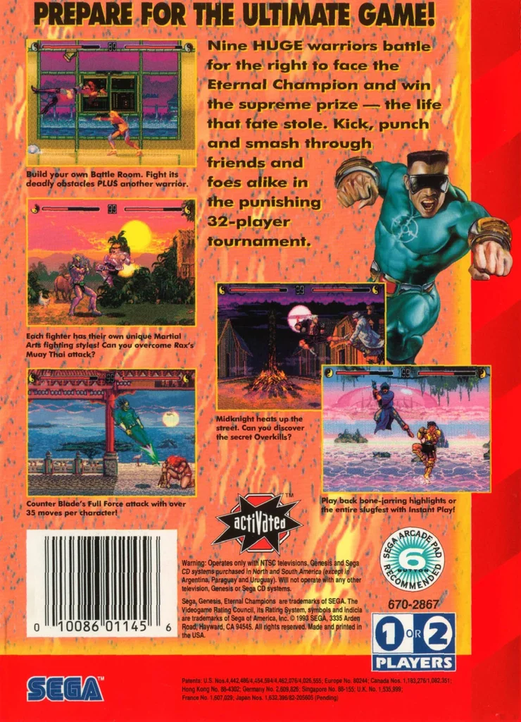 Eternal Champions - Sega Genesis - Game Only 4
