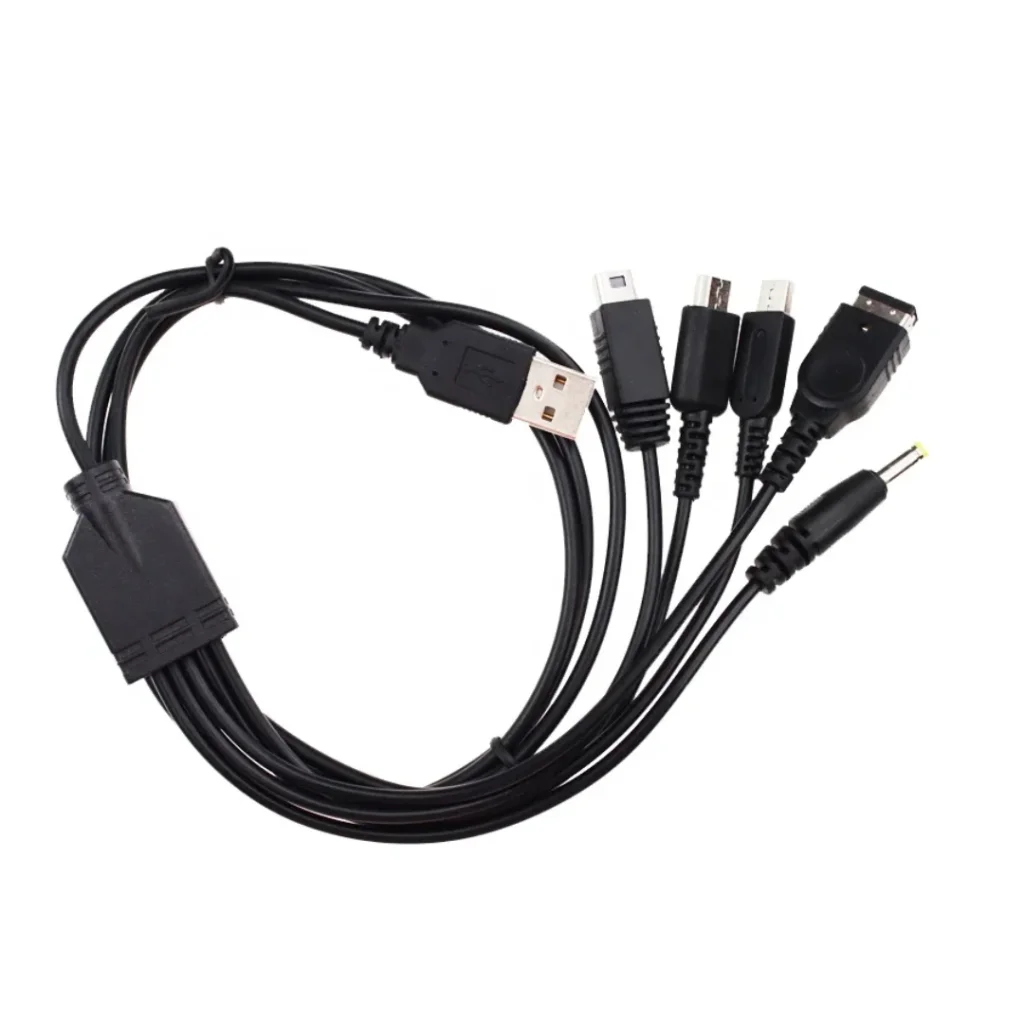 5-in-1 USB Charging Cable Video Cable — 1.2 m for Gameboy Advance 2