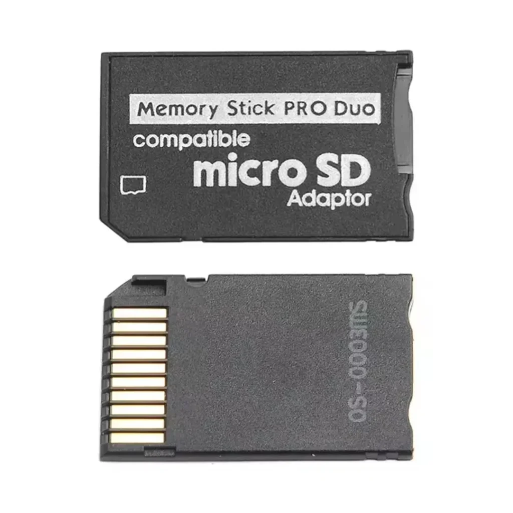 Memory Stick PRO Duo to MicroSD Card Adapter for PSP - New 3