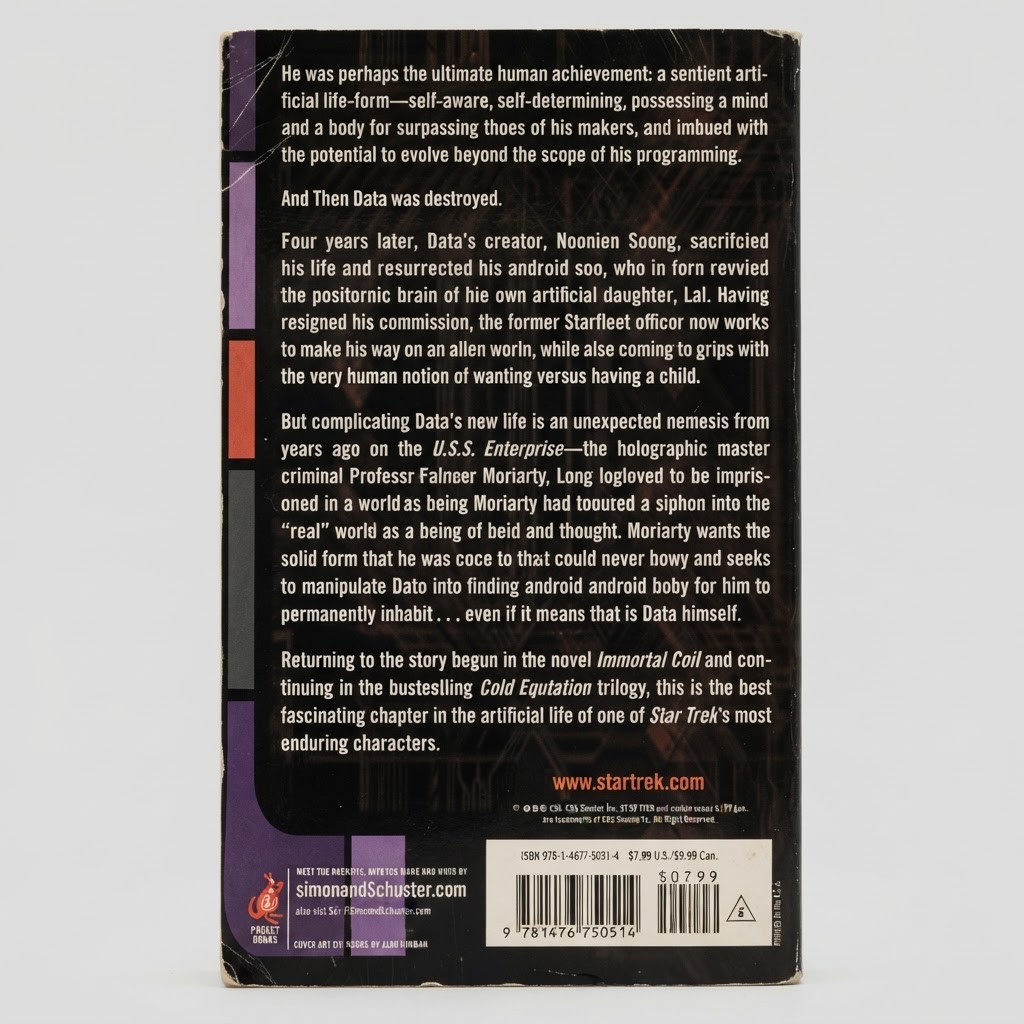 Star Trek: The Next Generation "The Light Fantastic" - Vintage Paperback 2