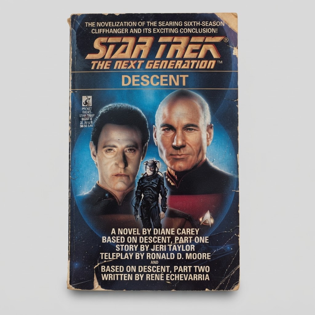 Star Trek: The Next Generation "Descent" - Vintage Paperback