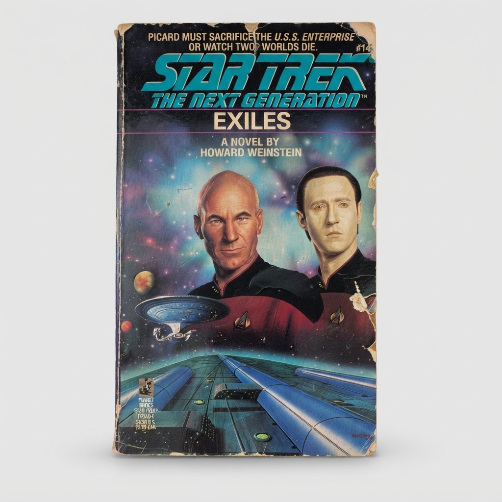Star Trek: The Next Generation "Exiles" (#14) - Vintage Paperback